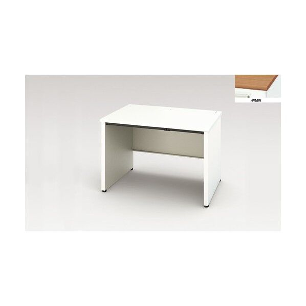 平デスク (パネル脚タイプ・浅型引出し付) XEHH117FP-S-WMW 1点