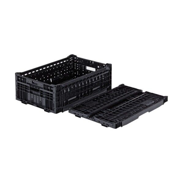 折りたたみコンテナー 556230 オリコンEP39A黒 SKO-EP39A-BK 1点