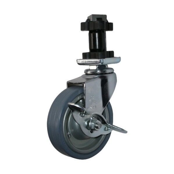 ENシリーズ自在SP付プレスタイヤ車65mm 平戸車 4154ENPR65 1個