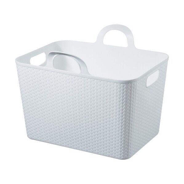 アミーゴバケット角 1583 M型 ホワイト 458×360×415 158370 1点