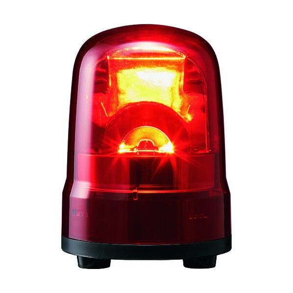 回転灯 Φ100 M2 ACプラグ ブザー R SKH-M2B-R 1点