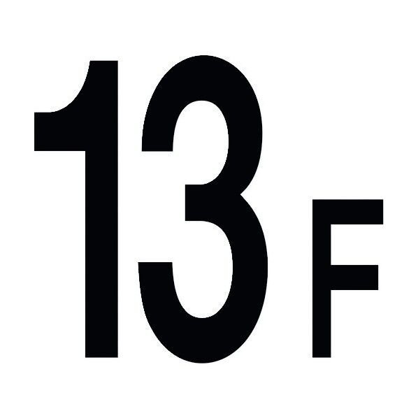 階数表示標識300角 13F 6300000390 1点