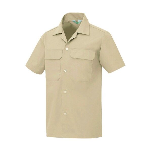 半袖シャツ（男女兼用） 012ライトベージュ S 531 1