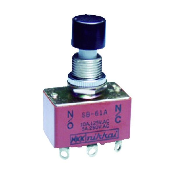 押ボタンスイッチ はんだ端子 2極ON-(ON) SB-61A 1