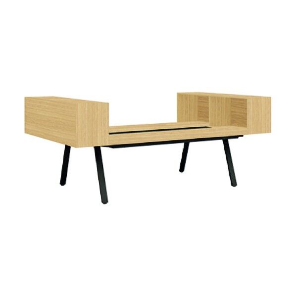 666896Genela両側机上収納セットGE2014WS4 LW/BK GE-2014WS4 LW/BK 1点