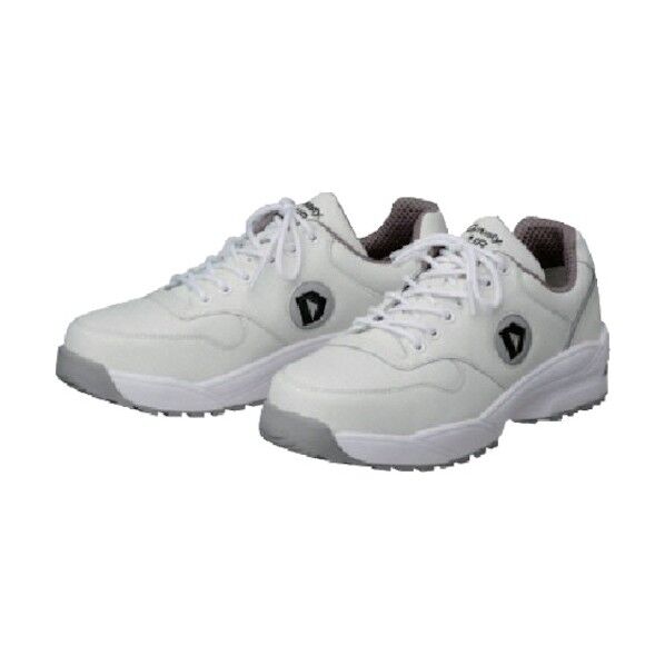 ワークシューズ(撥水・白)25cm 378-34A-5 1