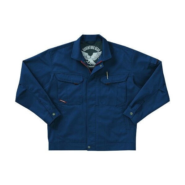 冬 長袖ジャンパー ナノネイビー色 4Lサイズ WA20491-3-4L 1点