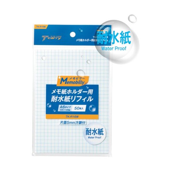 トップ工業 TOP メモ紙ホルダー用耐水紙リフィル TK-R16W 1点