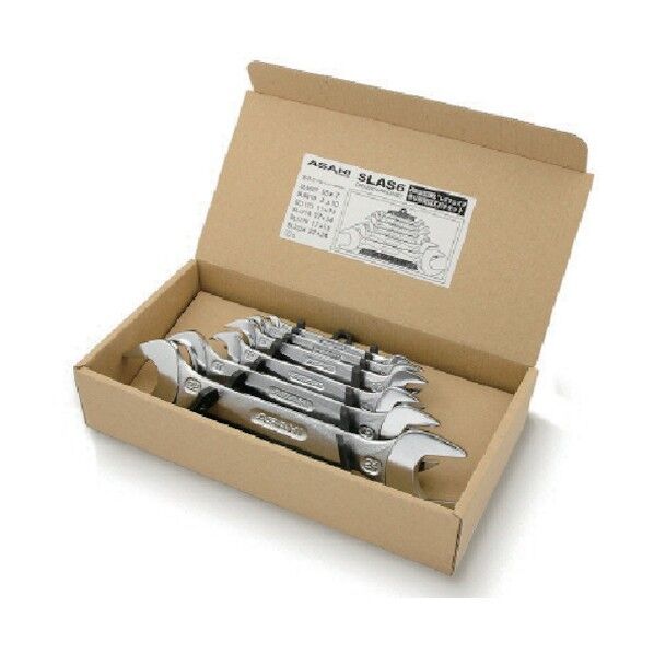 ＲＥＶＯＷＡＶＥ両口スパナセット６本組（機工） SLAS6 1Ｓ