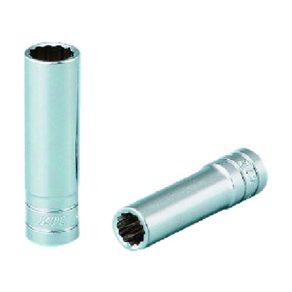 6.3sq.ディープソケット(十二角)パック・台紙仕様 差込角6.35mm B2L-10袋入り B2L-10W-S