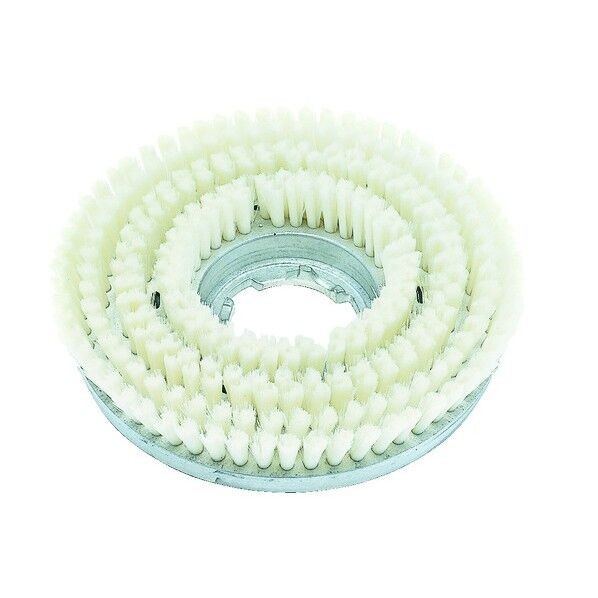 ポリッシャー用ブラシ・パッド アルミ鋳物台 ナイロンブラシ三つ爪タイプ