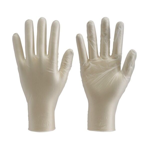使い捨てビニール手袋(100枚入)