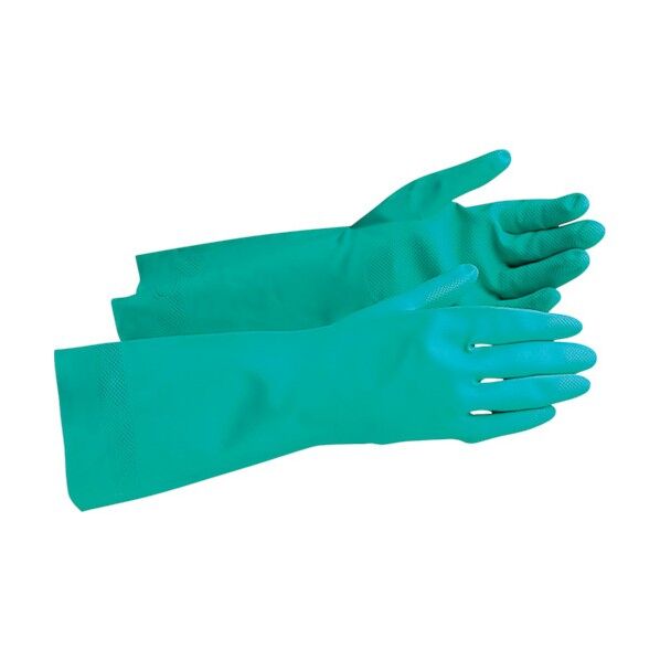 ニトリル炊事用手袋 ベルテ252 グリーン 厚手 L VERTE-252-L 10双