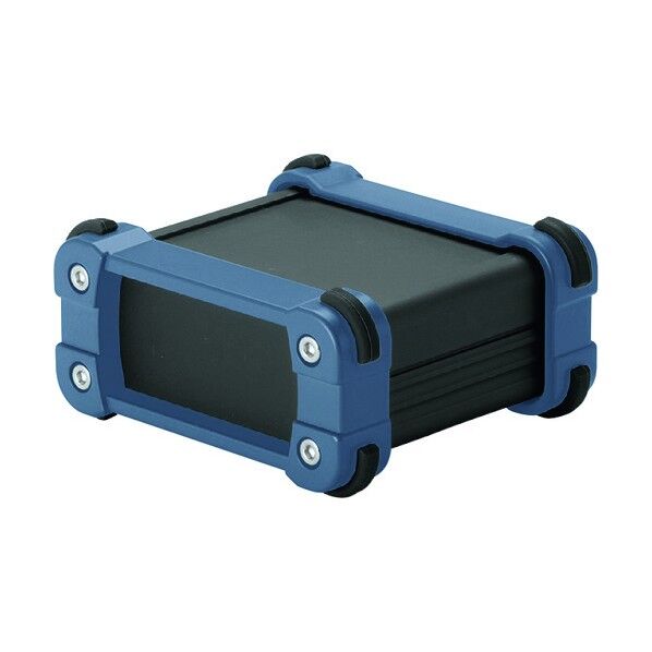 コーナーガード付アルミケースアルミパネルタイプ ブラック/インディゴ EXP24-6-35BI 1点