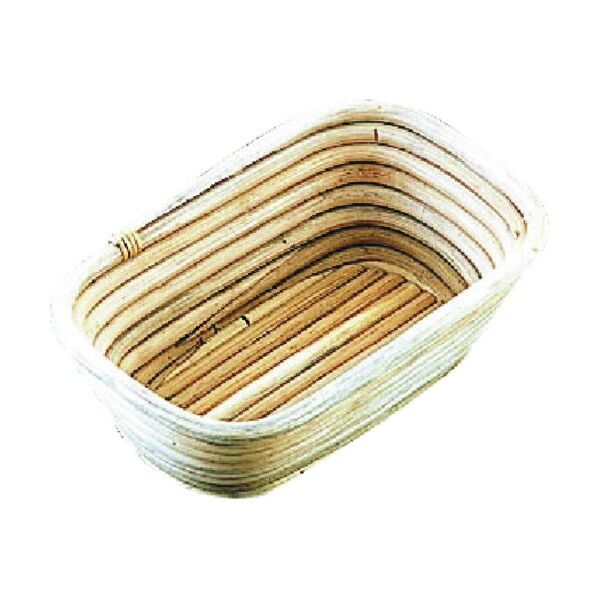 ムラノ 籐製醗酵カゴ 小判型 小 WHT2801 1個