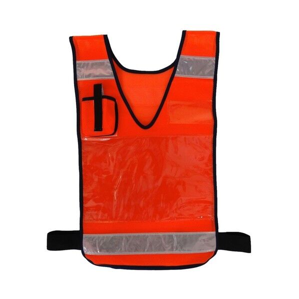 差込ベスト「差込式でええよん」 オレンジ 5941001 1点