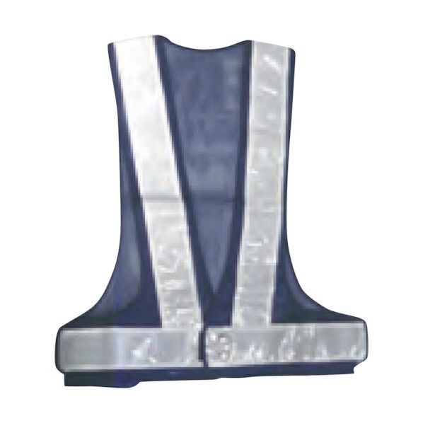 ハイウェイチョッキ70 紺/白 GCW-2型 背部反射付 1125131195 1点