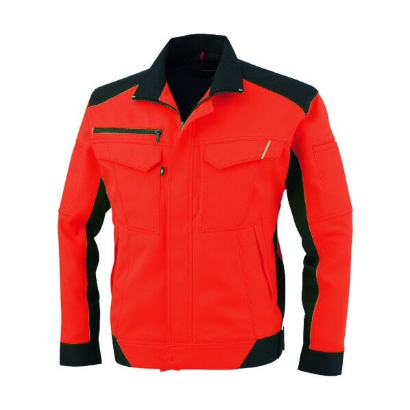 長袖ブルゾン フラッシュオレンジ 4Lサイズ A-8081-22-4L 1点