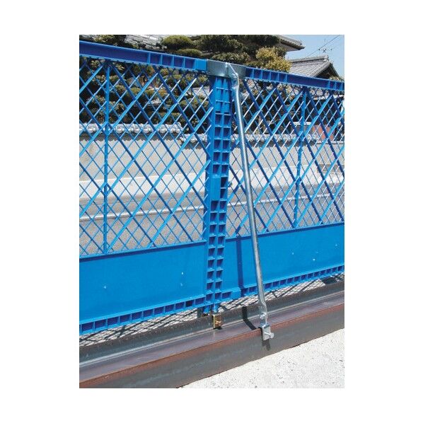 プラスチックフェンス用サポートパイプ(980mmセットCクランプ付)