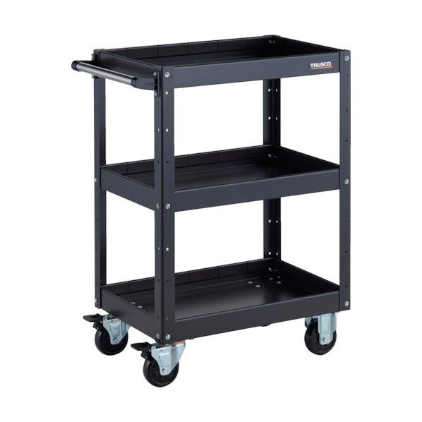 イーグルワゴン 600X400XH880 深型3段 ブラック EGW-963F3-BKBK 1点