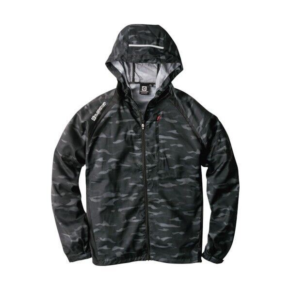 ストレッチシェルパーカー チャコールカモフラ M G-3016-63-M 1点