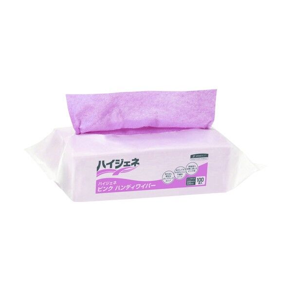 クレシア ハイジェネ ピンクハンディワイパー 62101 1600枚