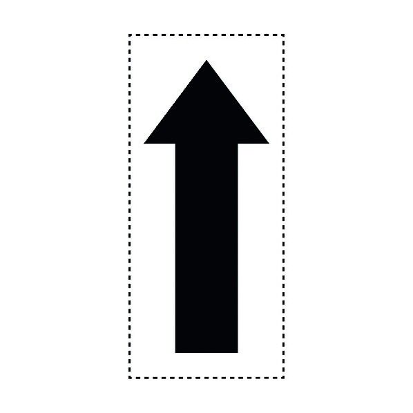 カッティング矢印 方向表示 黒 中 427-32 10枚