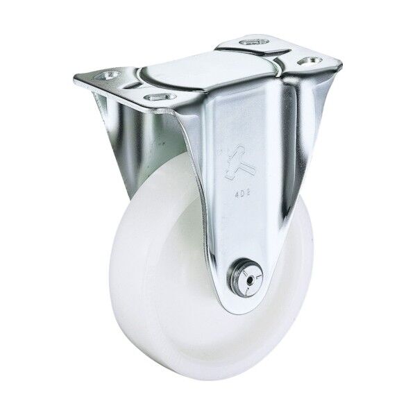 Sシリーズ400タイプ固定ナイロン車125mm 平戸車 400SRN125 1個