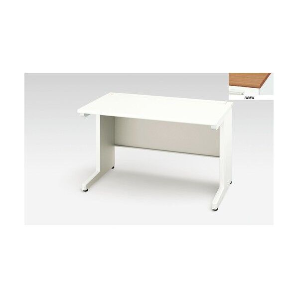平デスク (引出し無し) XEHH127FDN-WMW 1点