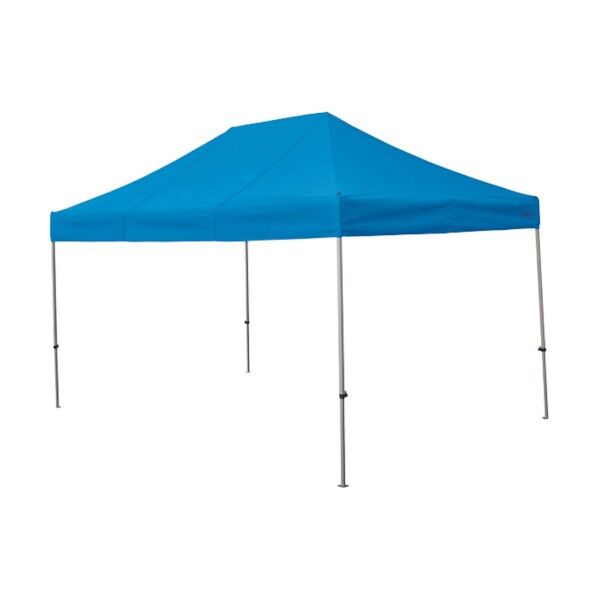 かんたんてんと 3.0m×4.5mスチール&アルミ複合フレーム 水色 KA/7W-SB 1点