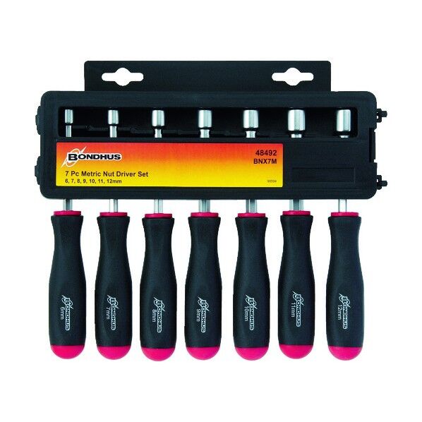 ナットドライバーセットミリ7本組み