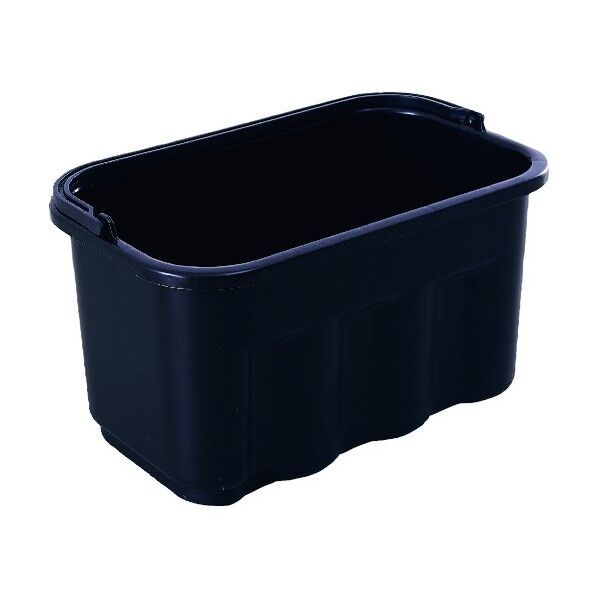 スクエアバケット 5264 9.5L ブラック ブラック 9.5L KTL8205 1個