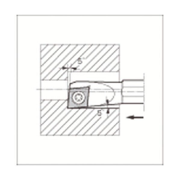 内径加工用ホルダ S16Q-SCLPR09-20
