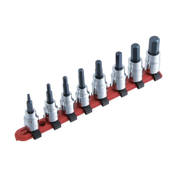 3/8DR.8PC.ヘックスビットソケットハンガーセット 113-31M2 1S