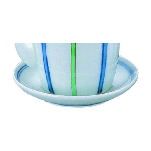 エムズジャパン 染錦十草 台皿 T05-06 RKS3401 1個