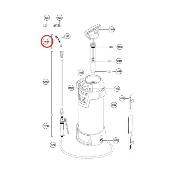 Goizper社 エルボノズル(METAL、INOX/SST用) 83272803 1点