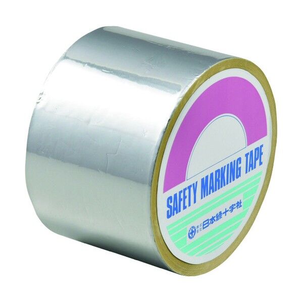 アルミ粘着テープ AH‐134 光沢タイプ(ツヤ有) 75mm×20m 190134 1個