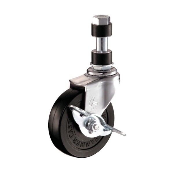 EXシリーズ自在SP付ゴム車75mm 平戸車 4156EXR75 1個