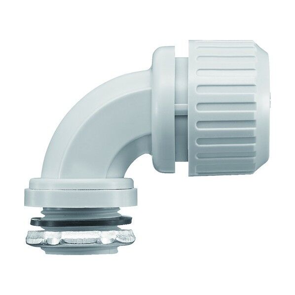 90゜コネクタ(サンフレキROBO・ノックアウト接続用・管用平行おねじ付き)