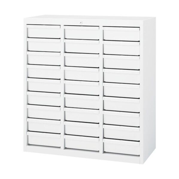 システムトレーキャビネット施錠タイプA4-3列9段 5-860-3342 1点