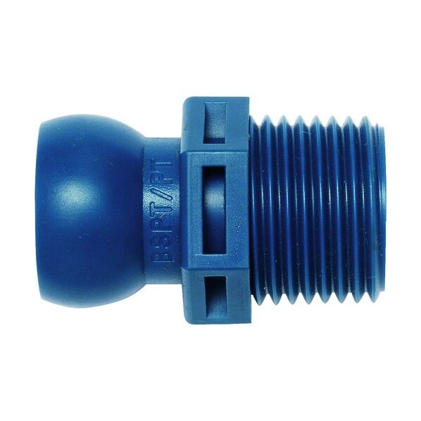 1/2BSPTコネクター×4本(1/2システム) NL51827 4個