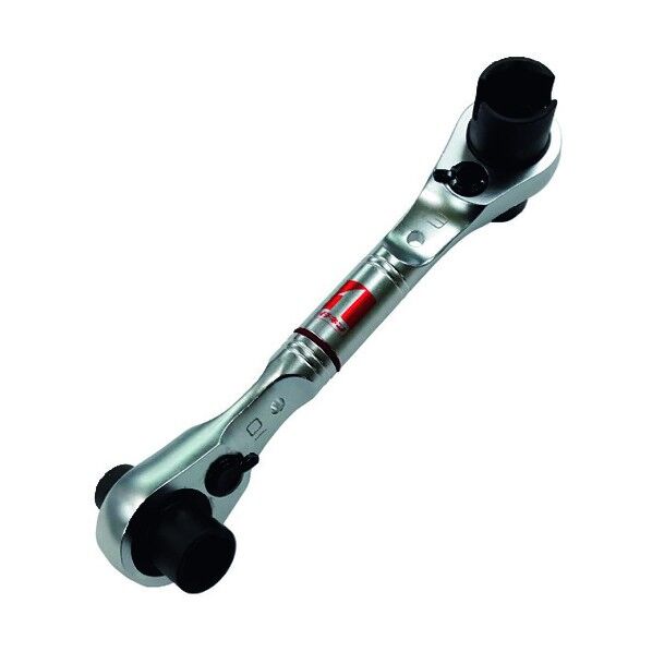 イチネンミツトモ:8機能ノンスリップスイベルレンチショートタイプ TA854SV-8S