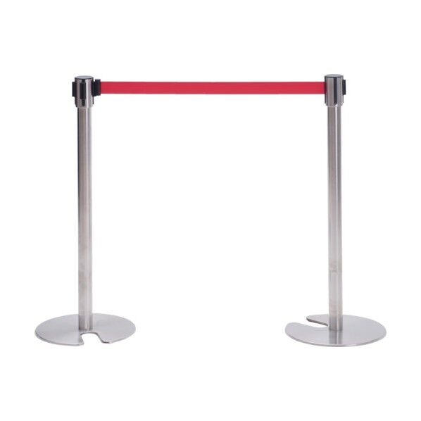 友屋 ガイドポ-ルSEP ステンレス(H94cm)赤 51353RED 1点