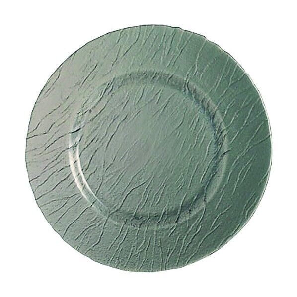 ミネラリ カラーサービスプレート 32cm J8275 グレー RMN2301 1個