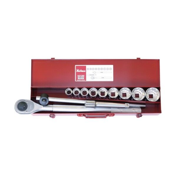 19mm差込 ソケットセット 12ヶ組 6212A 1