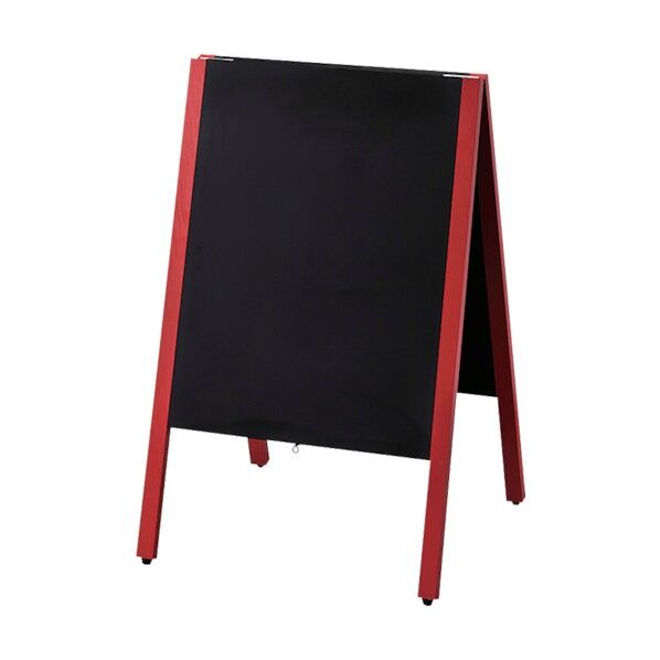 赤枠スタンド黒板マーカー・チョーク兼用