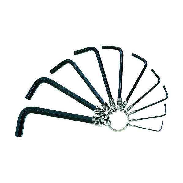 リング式六角棒レンチセット インチ目