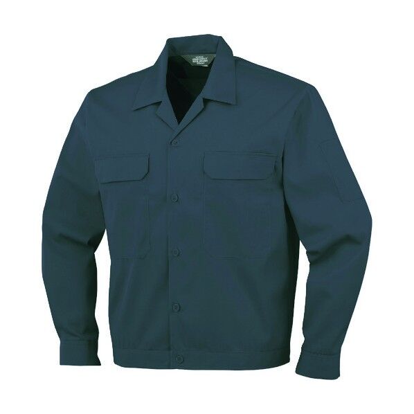 開襟長袖ブルゾンA-6651 23 チャコールLL A-6651-23-LL 1点