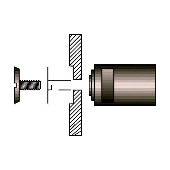 ディスクアタッチメント 3 x 25 x 25 mm DISC-ATM 1