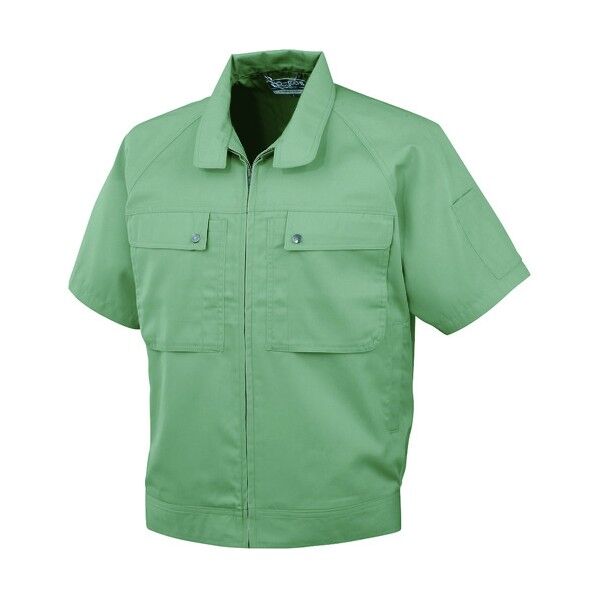 半袖ブルゾンP-6690 9 Iグリーン5L